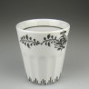 Tandkrus i porcelæn med håndmalet dekoration Nostalgi (Model F)
