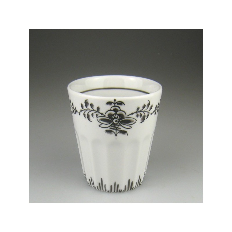 Tandkrus i porcelæn med håndmalet dekoration Nostalgi (Model F)