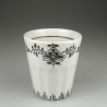 Tandkrus i porcelæn med håndmalet dekoration Nostalgi (Model F)