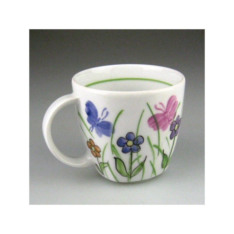 Håndmalet børnekrus med motiv Glad Frø (model B)