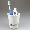 Stor tandbørsteholder med navn (Model H)