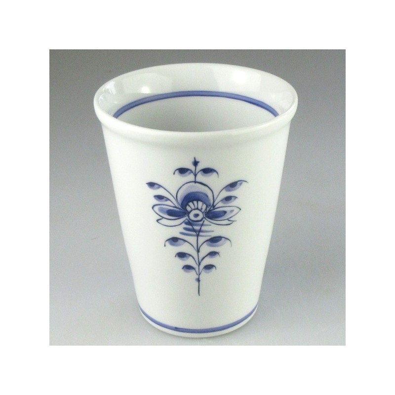 Stort tandkrus i porcelæn med håndmalet dekoration Nostalgi (Model H)