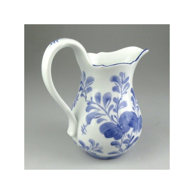 Porcelænskande, håndmalet med sommerfuglemotiv 