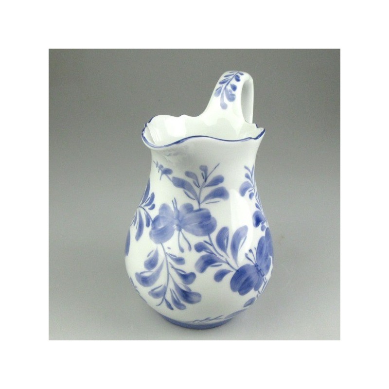 Porcelænskande, håndmalet med sommerfuglemotiv 