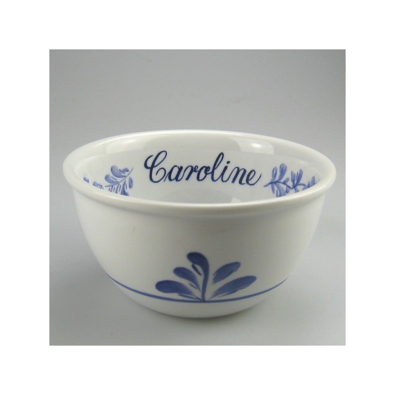 Morgenmadsskål - skål til morgenmad og grød med håndmalet navn