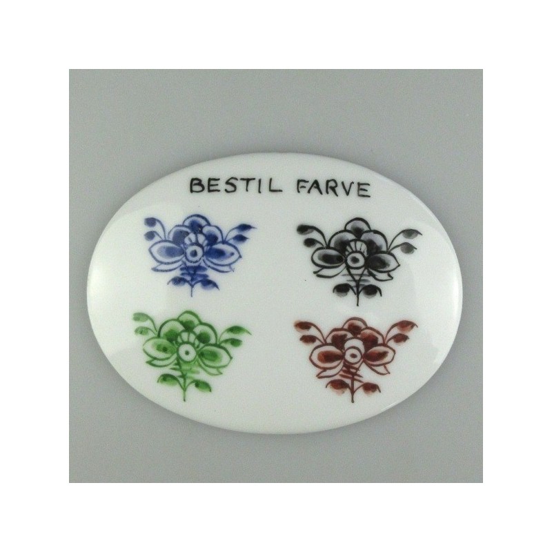 Tandbørstekrus med Nostalgi-dekoration (Model K)