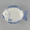 10 cm - Mini fisketallerken / asiet i håndmalet porcelæn